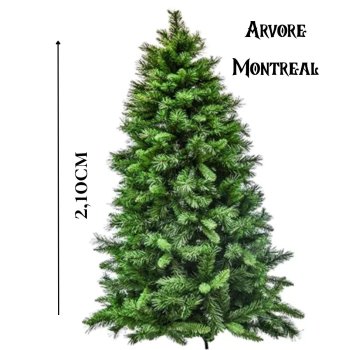 Arvore de Natal Montreal 210cm Com 928-Galhos