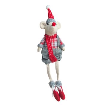 Ratinho Natalino Menino - 45cm