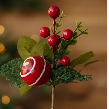 Mini Galho Natalino Berry - 17cm