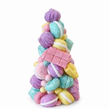 Arvore Decorativa de Pascoa 100% Isopor 32cm