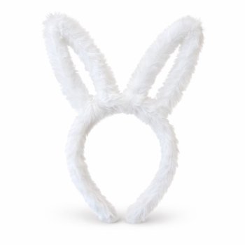 Tiara de Pelucia Coelinha Branca