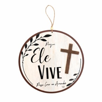 Guirlanda Ele Vive MDF