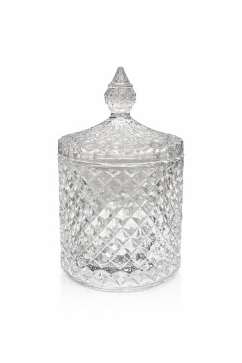 BOMBONIERE DE VIDRO 14CM