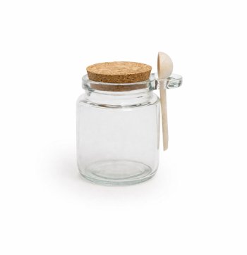 PORTA CONDIMENTOS 200ML COM COLHER E TAMPA