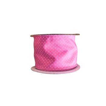 Fita Decorativa Rosa Poa 9,14m