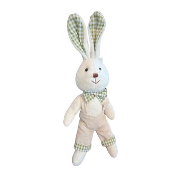 Coelinho de Pelucia Para Pendurar Cor Palha 27cm