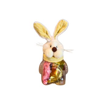 Pote De Plastico Tampa de Pelucia Amarelo